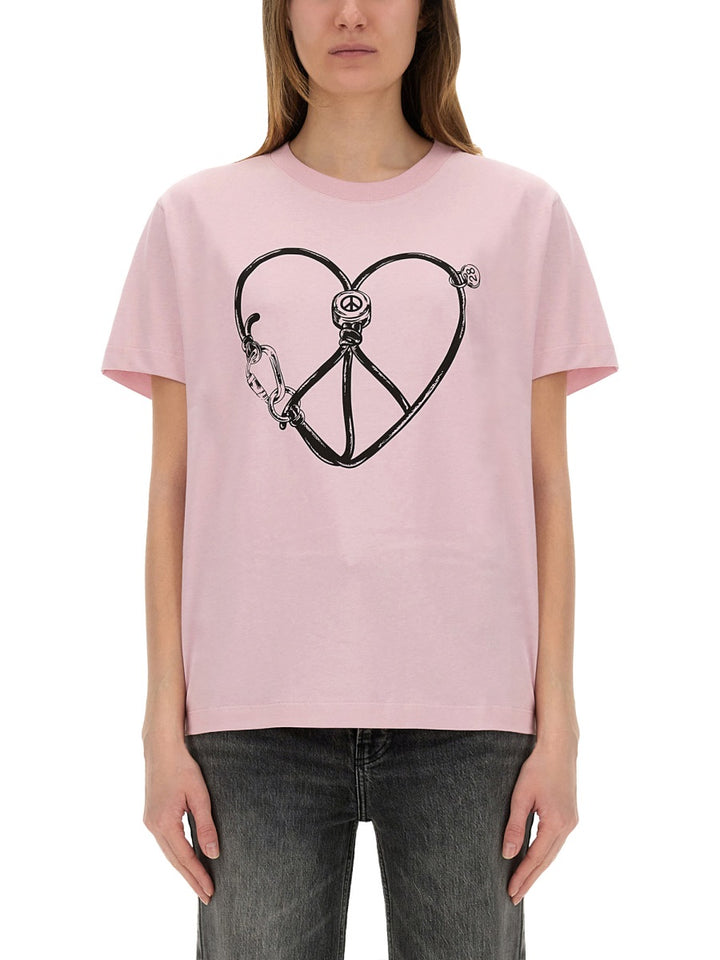 Moschino Jeans T shirts - Pink | Wanan Luxury