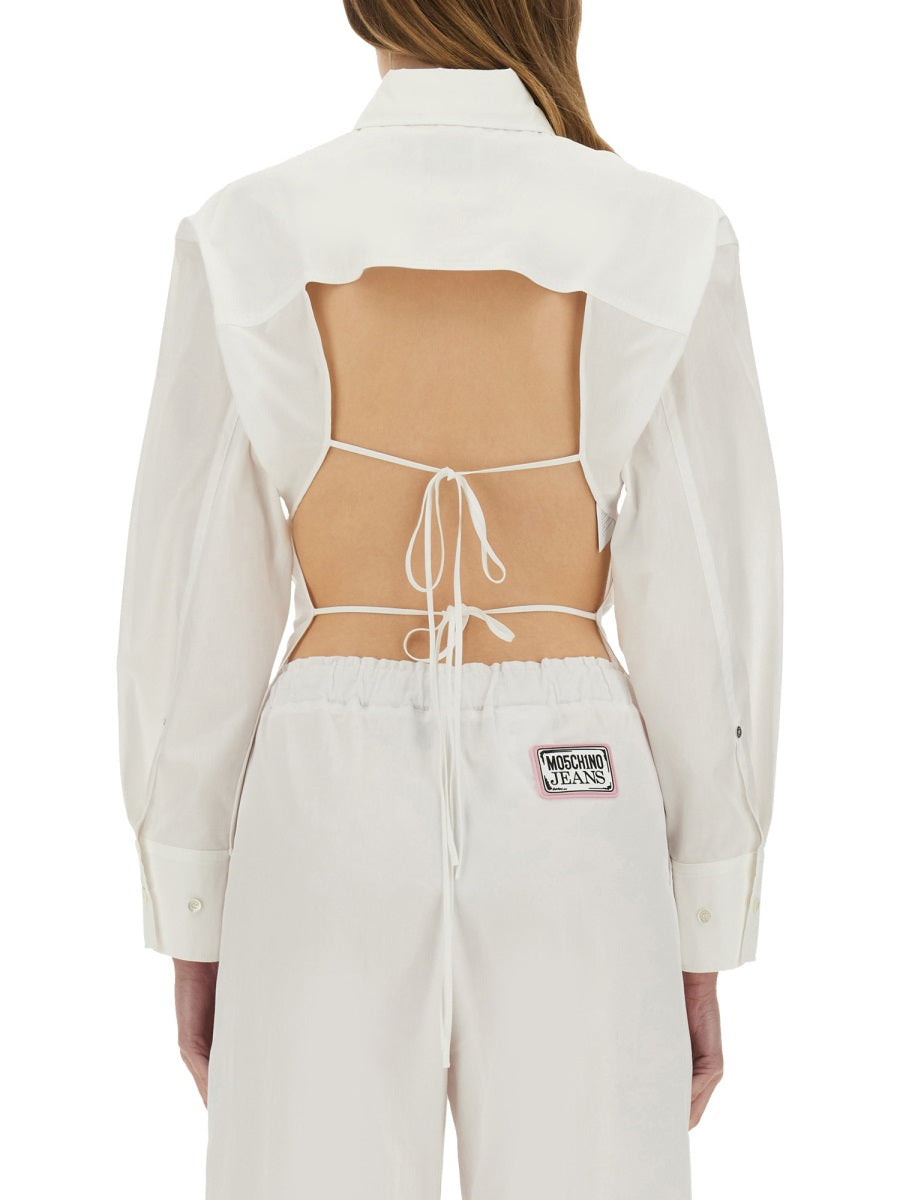 Moschino Jeans Shirts - White | Wanan Luxury