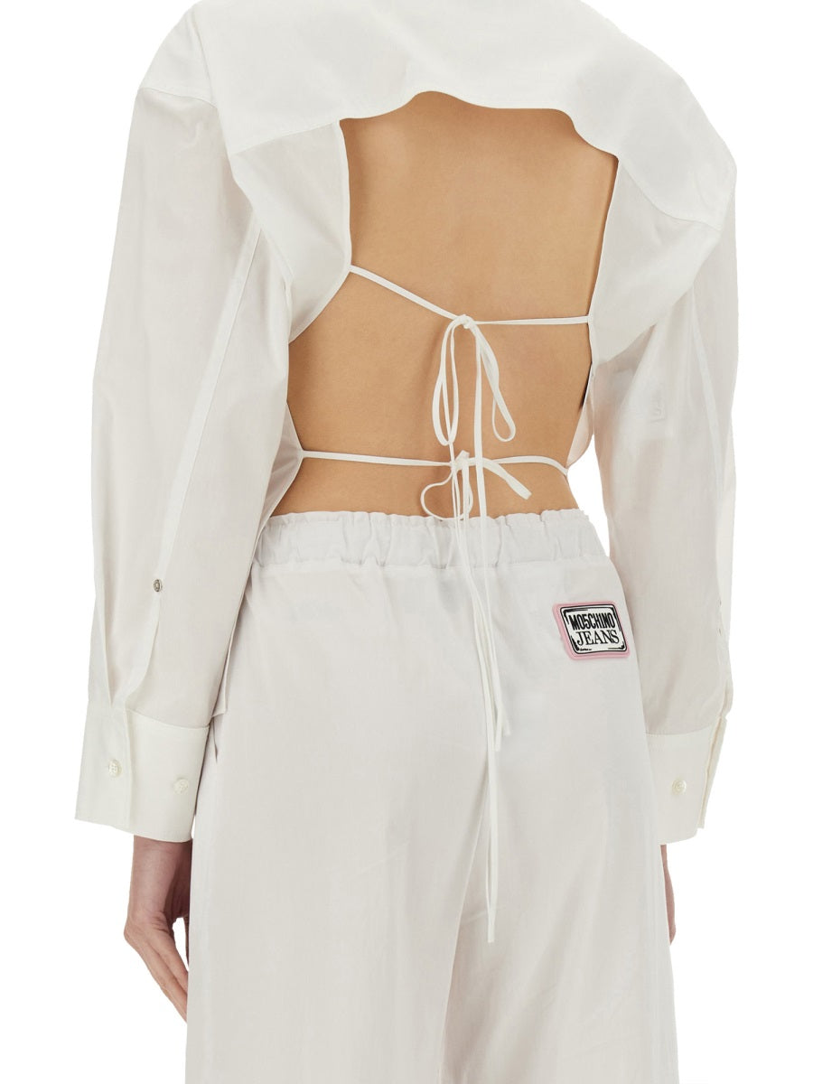 Moschino Jeans Shirts - White | Wanan Luxury
