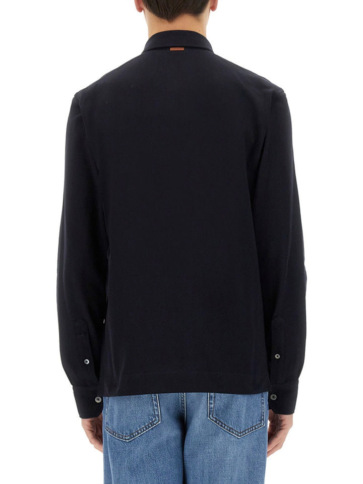 Zegna Polo - Blue | Wanan Luxury