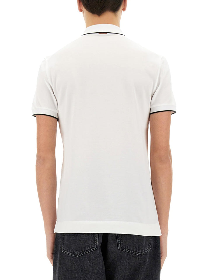 Zegna Polo - White | Wanan Luxury