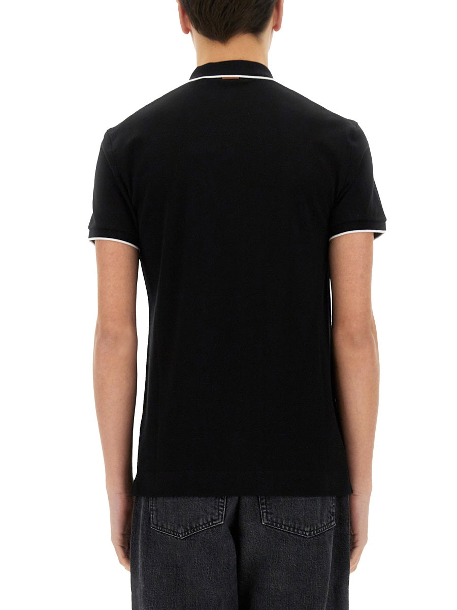 Zegna Polo - Black | Wanan Luxury