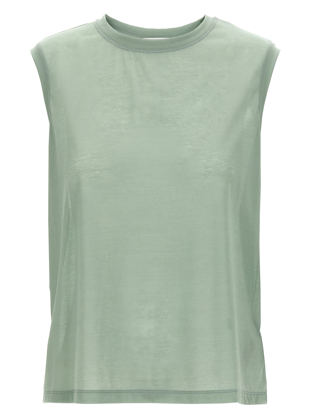 Victoria Beckham Logo Embroidery Top Tops - Green | 98cd9b082a5bc603f7052d174f48ab151efd00bb