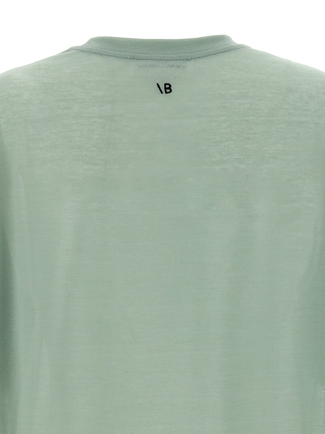 Victoria Beckham Logo Embroidery T-shirt - Green | 0fa563e0b0916372c176ad3e7e78e8034ed66ef2
