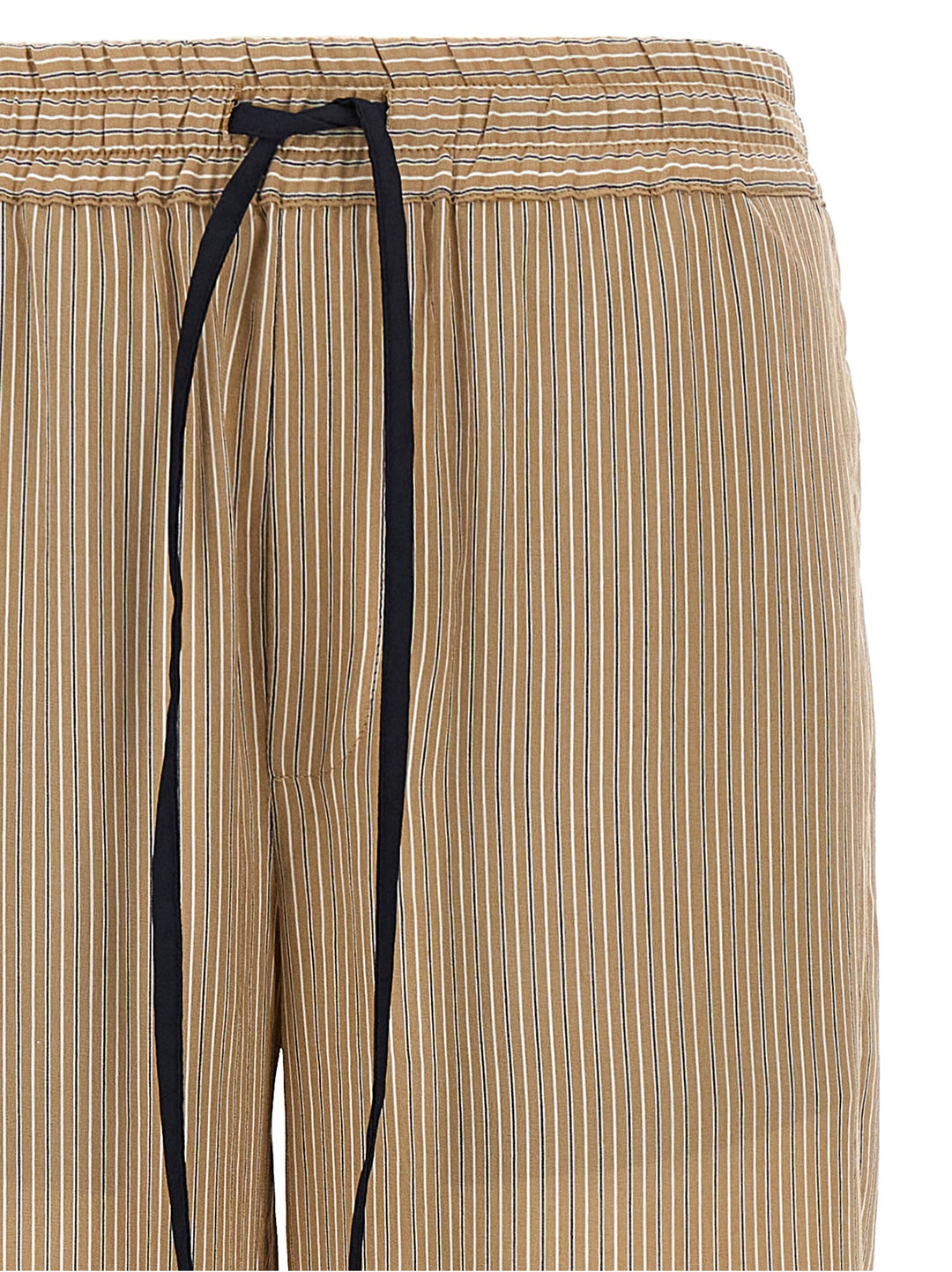 Victoria Beckham Pleat Detail Pyjama Pants - Brown | d906a3521708086266097a8f605b484a31dfd1ea