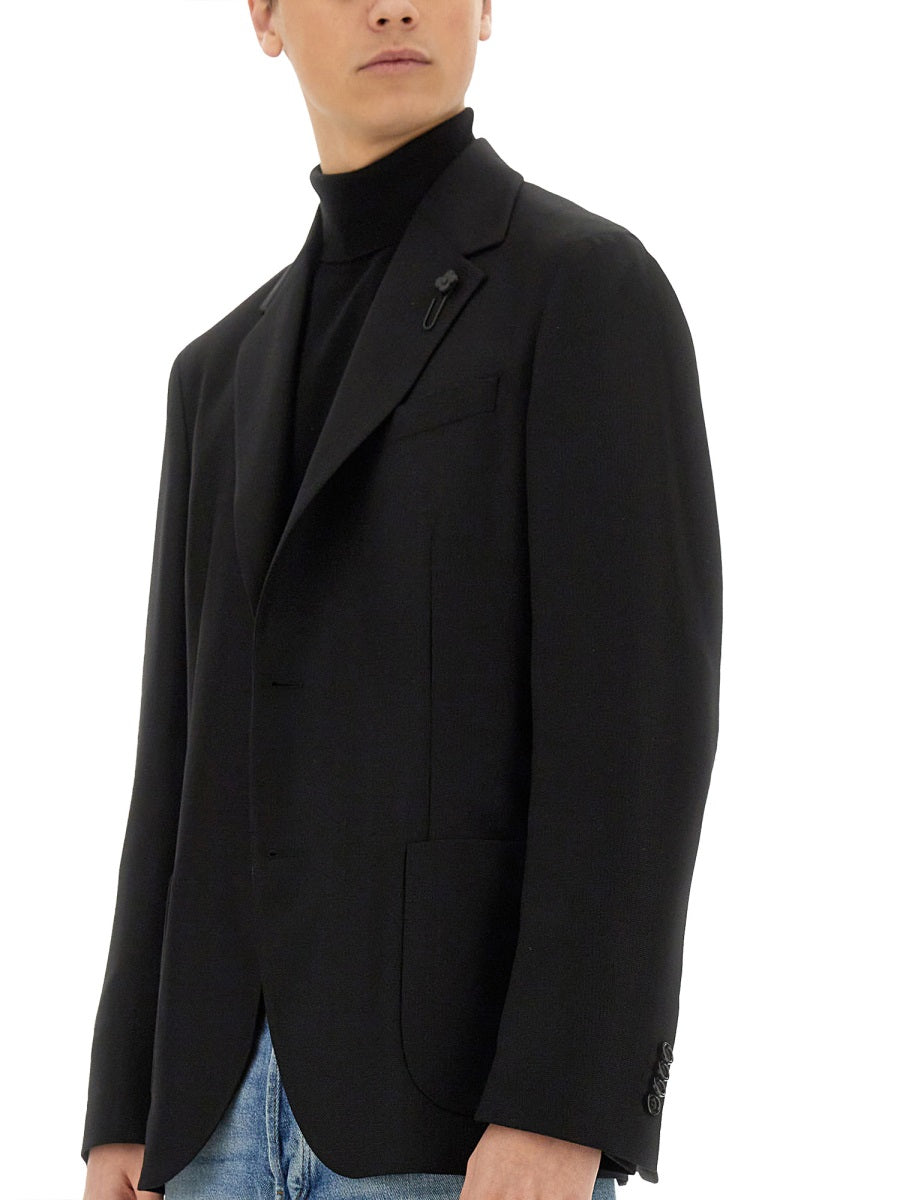 Lardini Jackets - Black | Wanan Luxury
