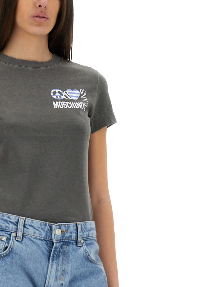 Moschino Jeans T shirts - Black | Wanan Luxury