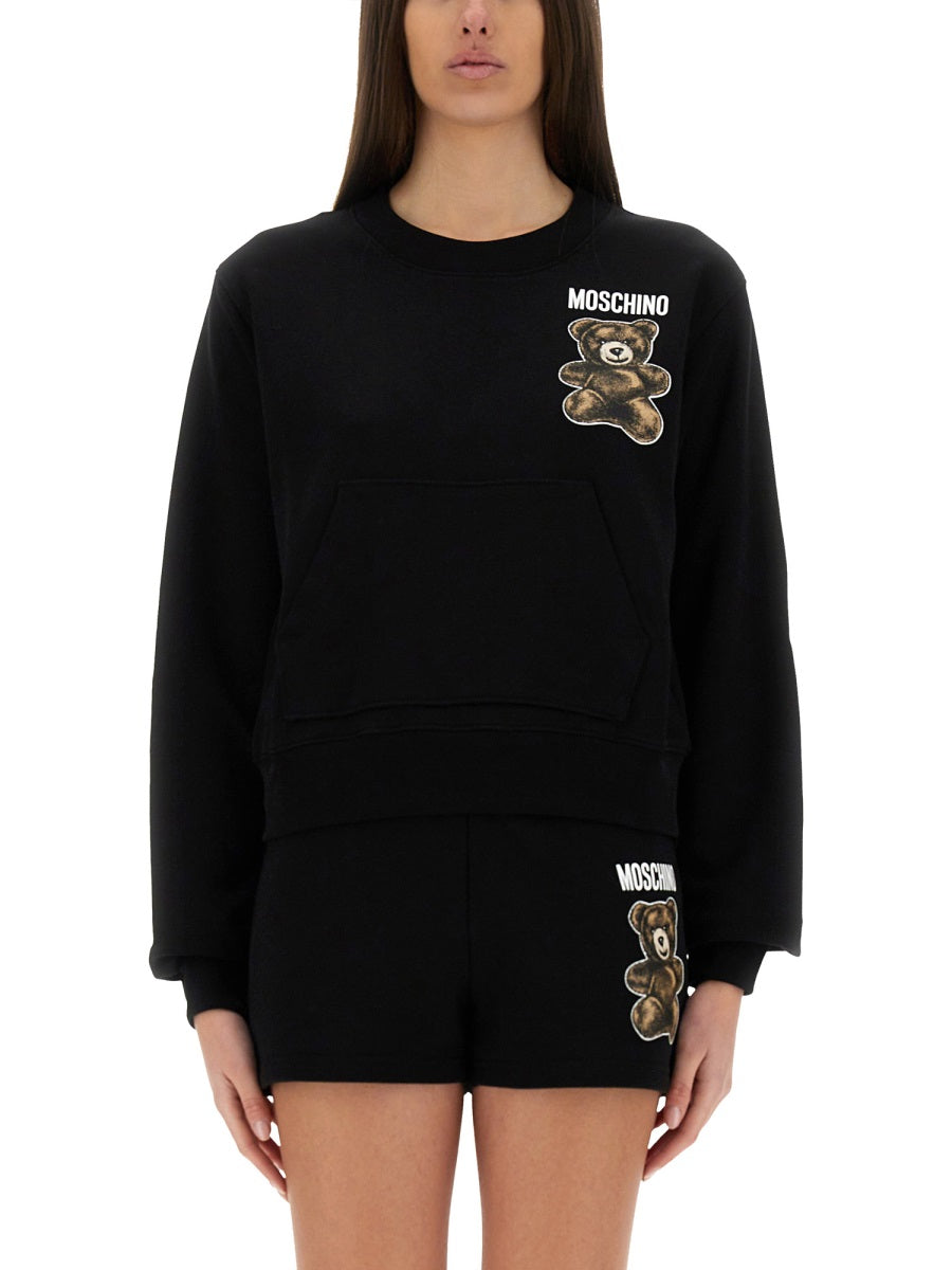 Moschino Sweatshirts - Black | Wanan Luxury
