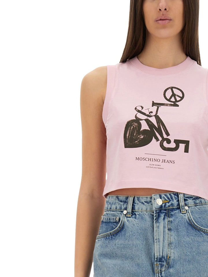 Moschino Jeans Tops - Pink | Wanan Luxury