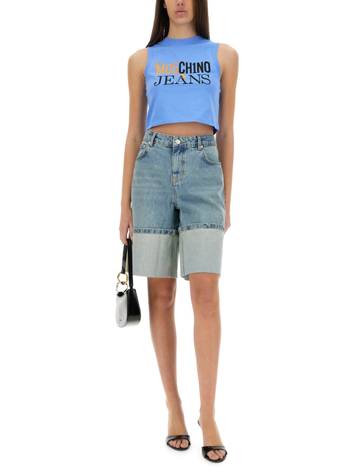 Moschino Jeans Shorts - Blue | Wanan Luxury