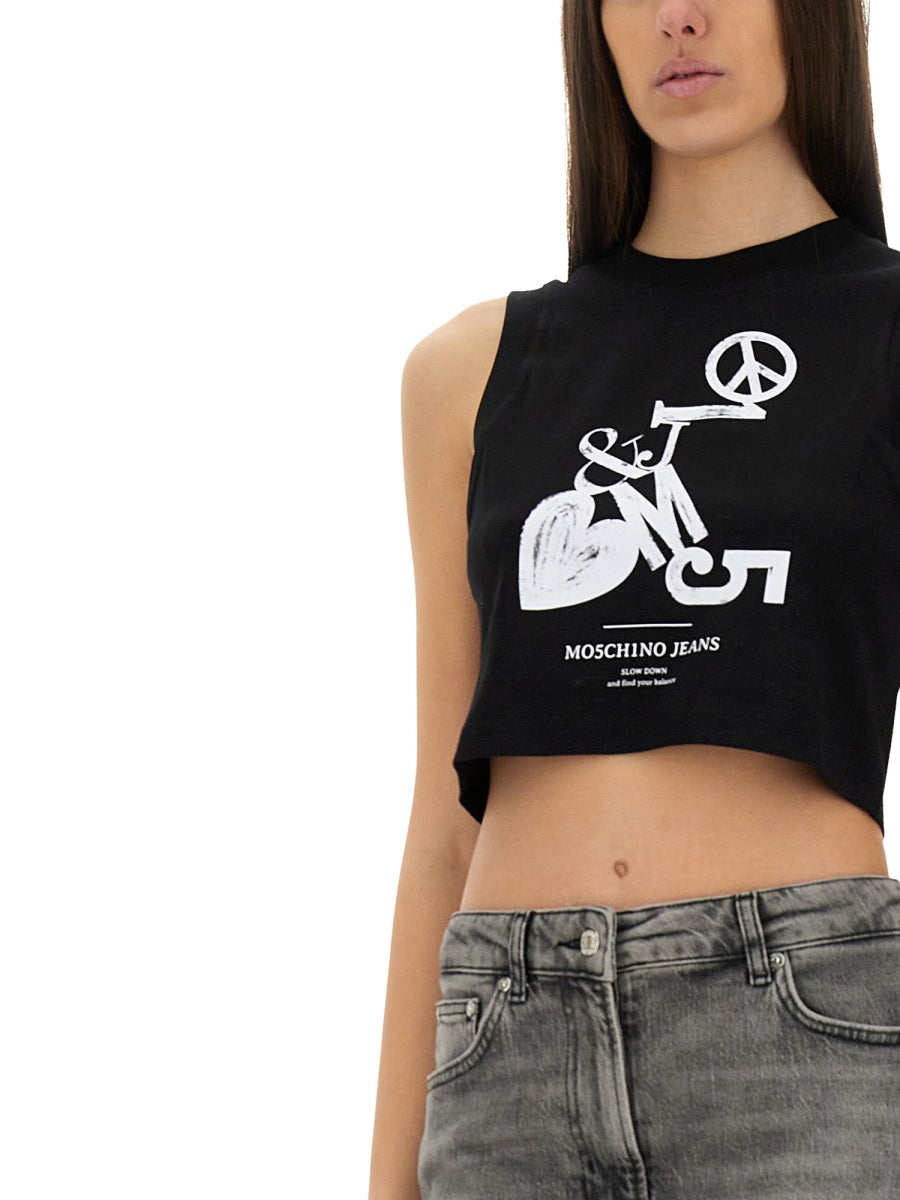 Moschino Jeans Tops - Black | Wanan Luxury