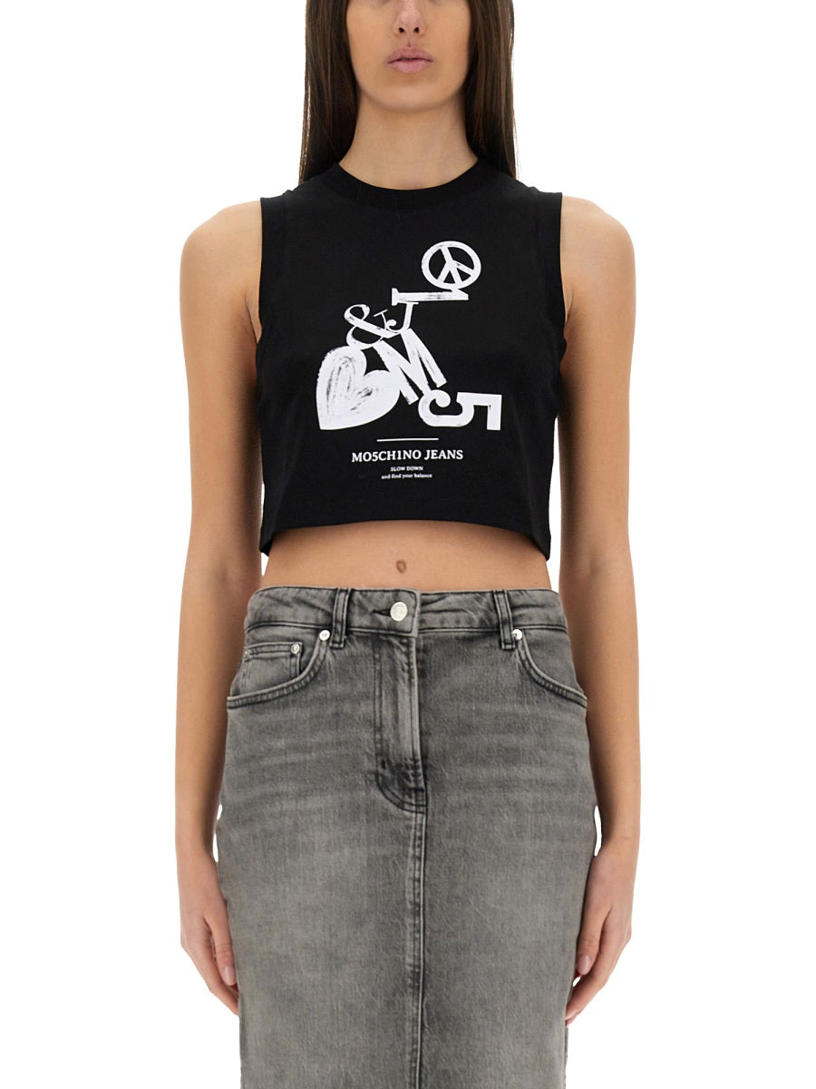 Moschino Jeans Tops - Black | Wanan Luxury