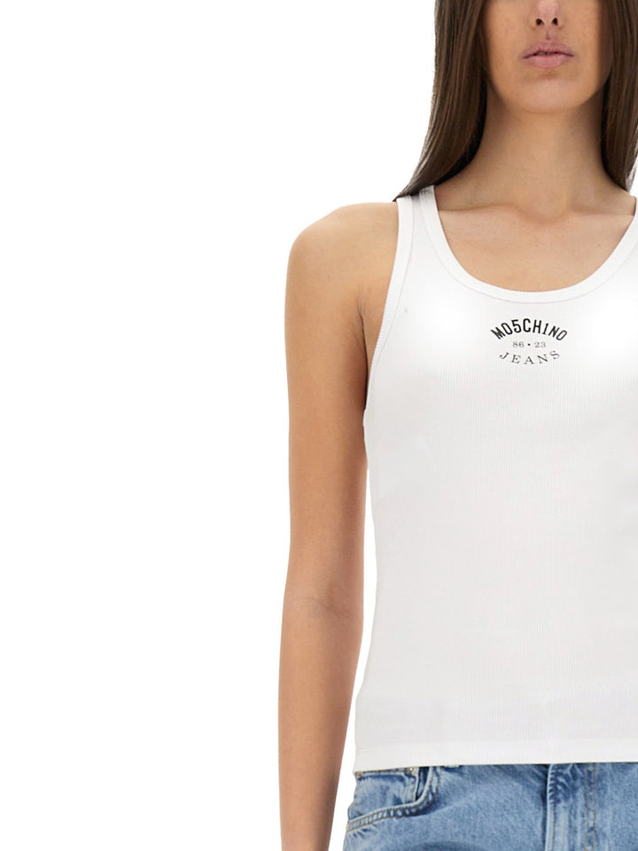 Moschino Jeans Tops - White | Wanan Luxury