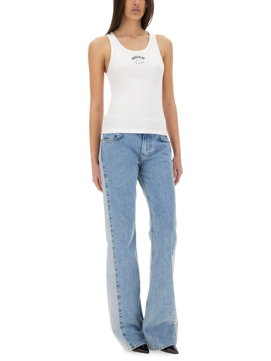 Moschino Jeans Tops - White | Wanan Luxury