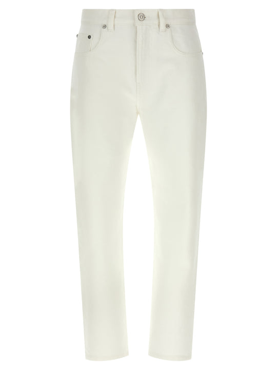 High Waist Jeans White