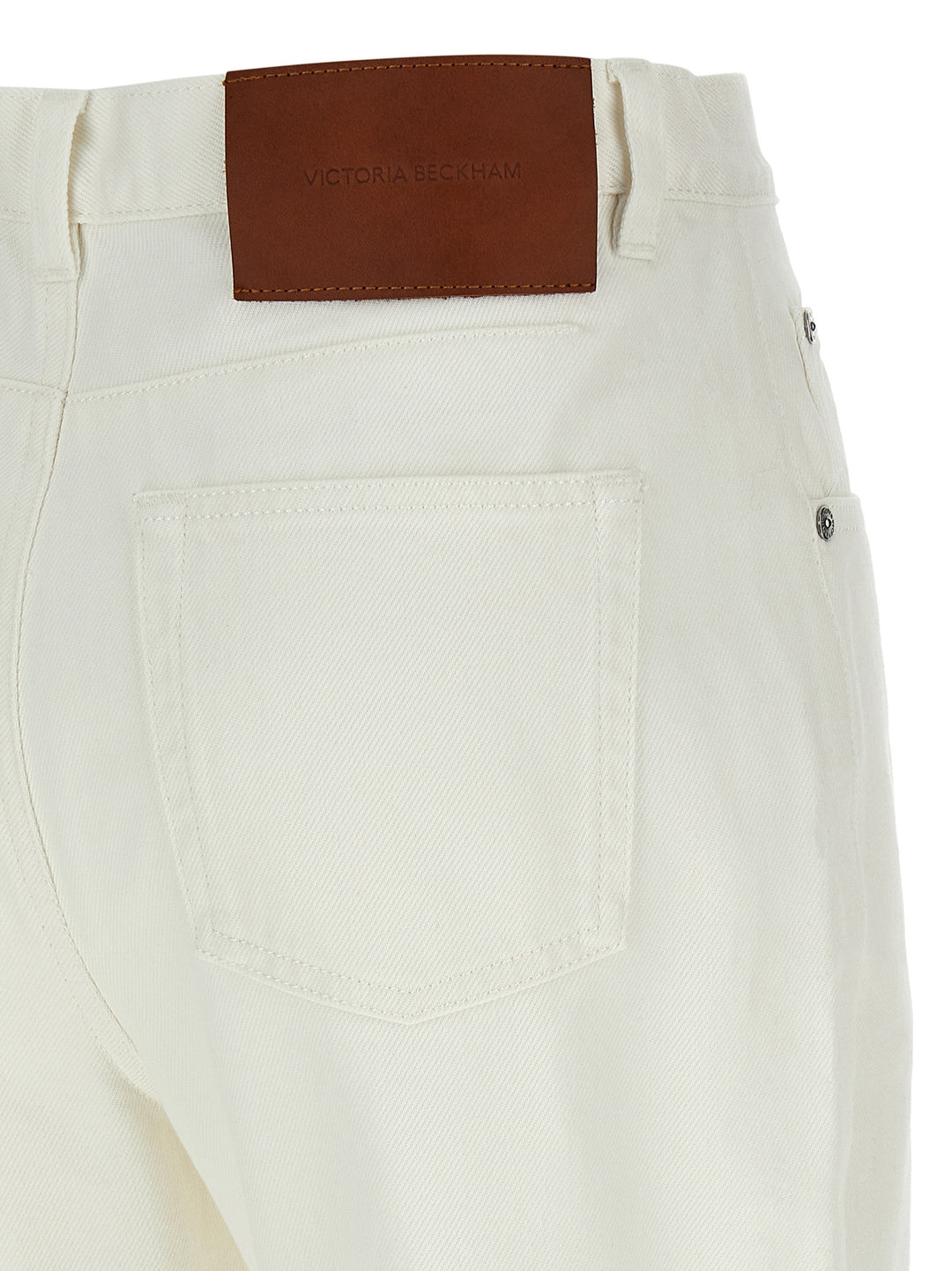 Victoria Beckham High Waist Jeans - White | 5f45a2830e581db986b9458d6fe586aeea7c0fc7