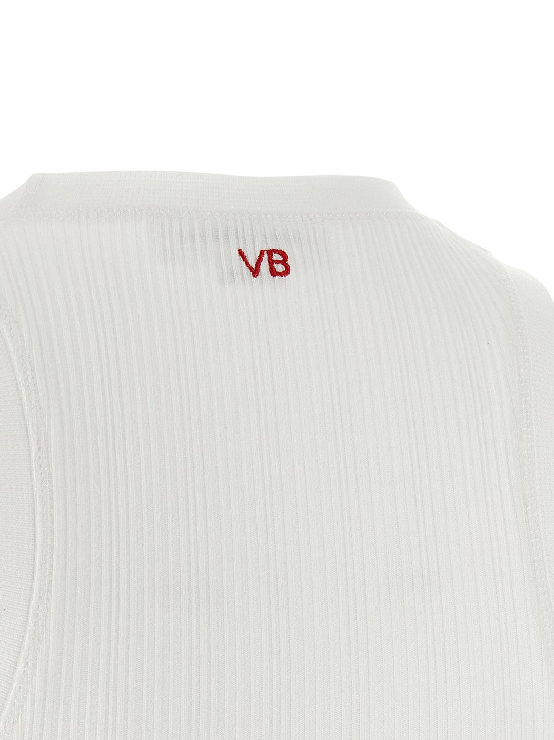 Victoria Beckham Rib Tank Tops - White | af0c45e7f43cc484d97089227d7b243b83b71177