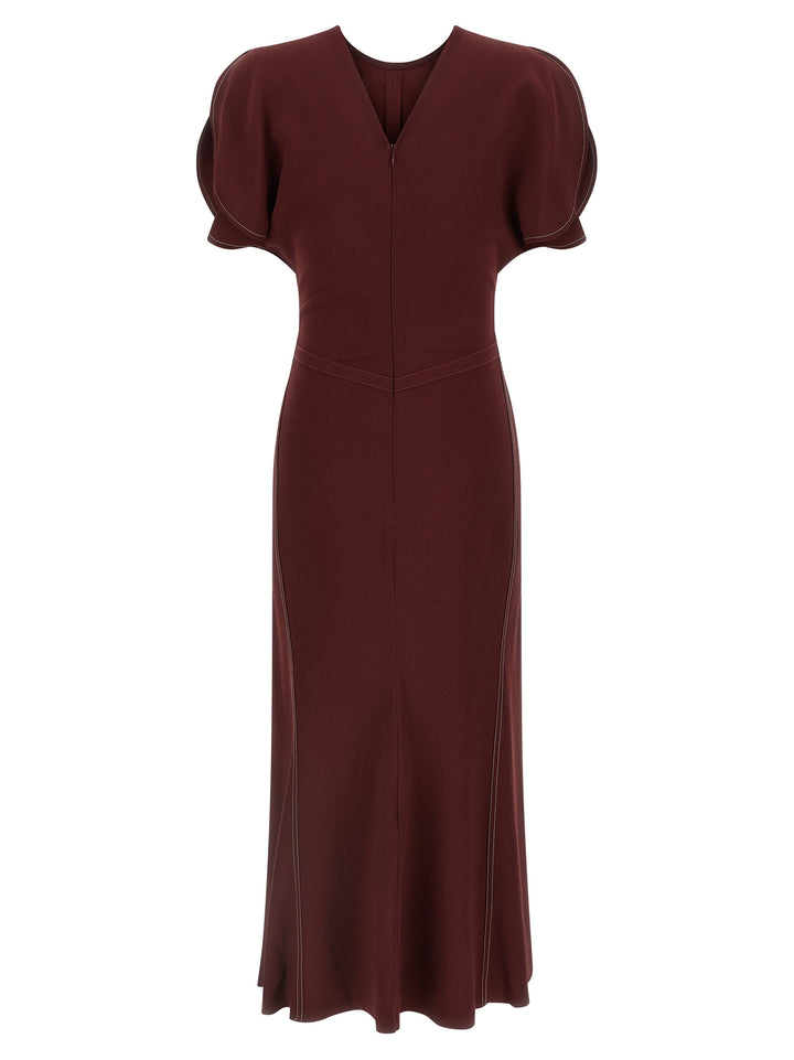 Victoria Beckham Bela Dresses - Bordeaux | 902a002d49f3feb3a69bdd397b863e914bc9c7a9