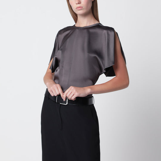 Bela Satin Viscose Top In Ore