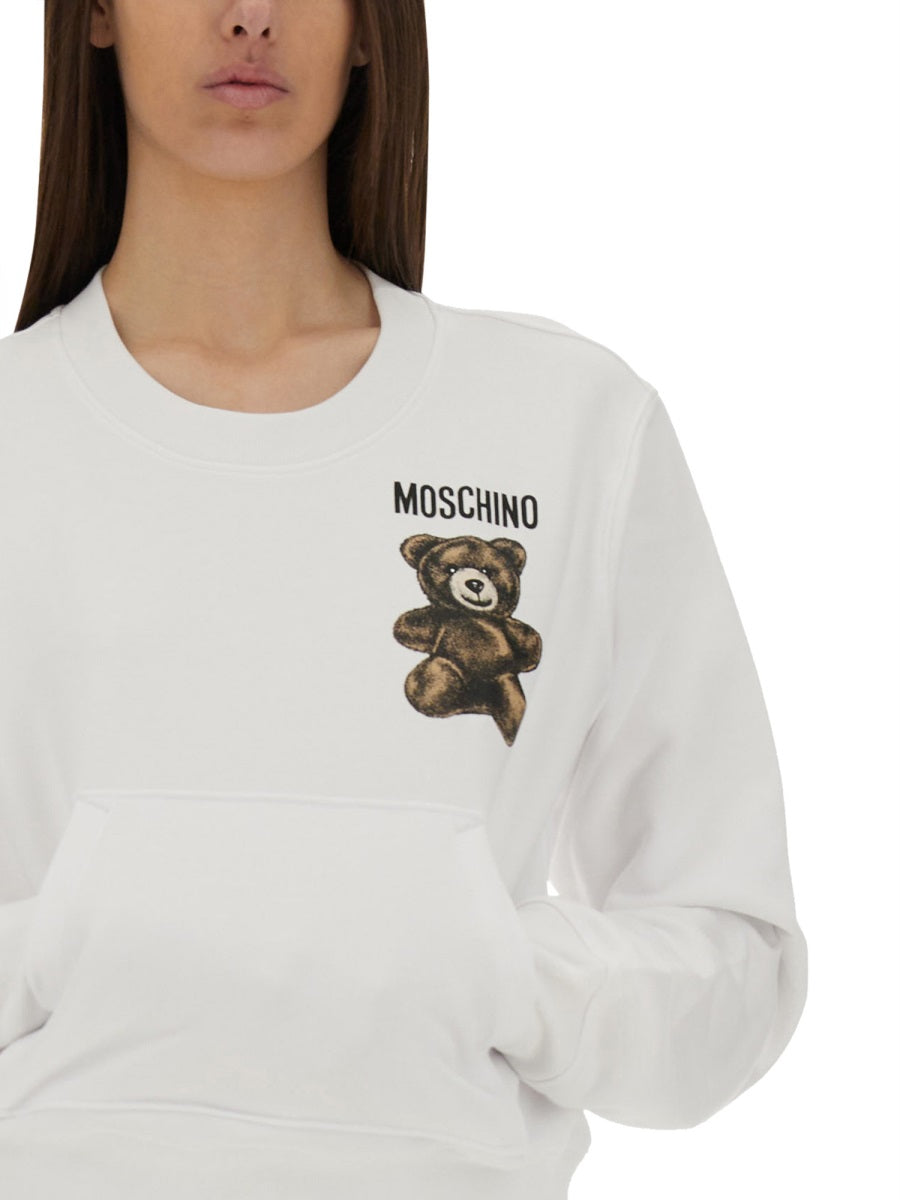 Moschino Sweatshirts - White | Wanan Luxury