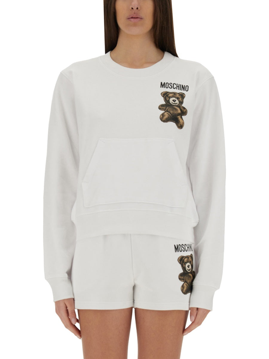 Moschino Sweatshirts - White | Wanan Luxury