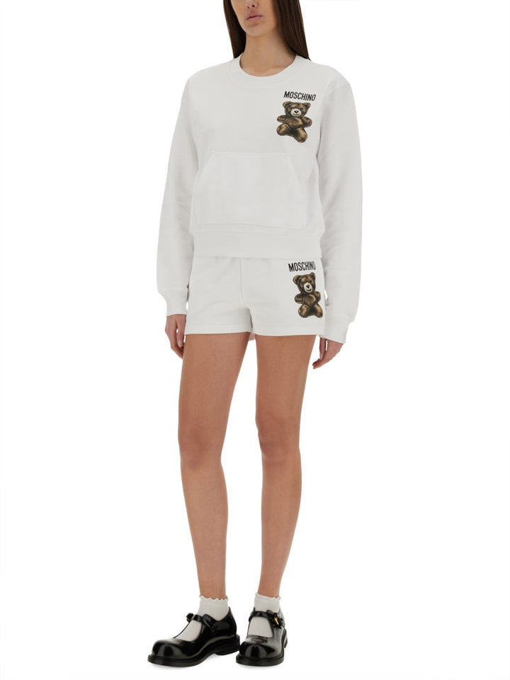 Moschino Sweatshirts - White | Wanan Luxury