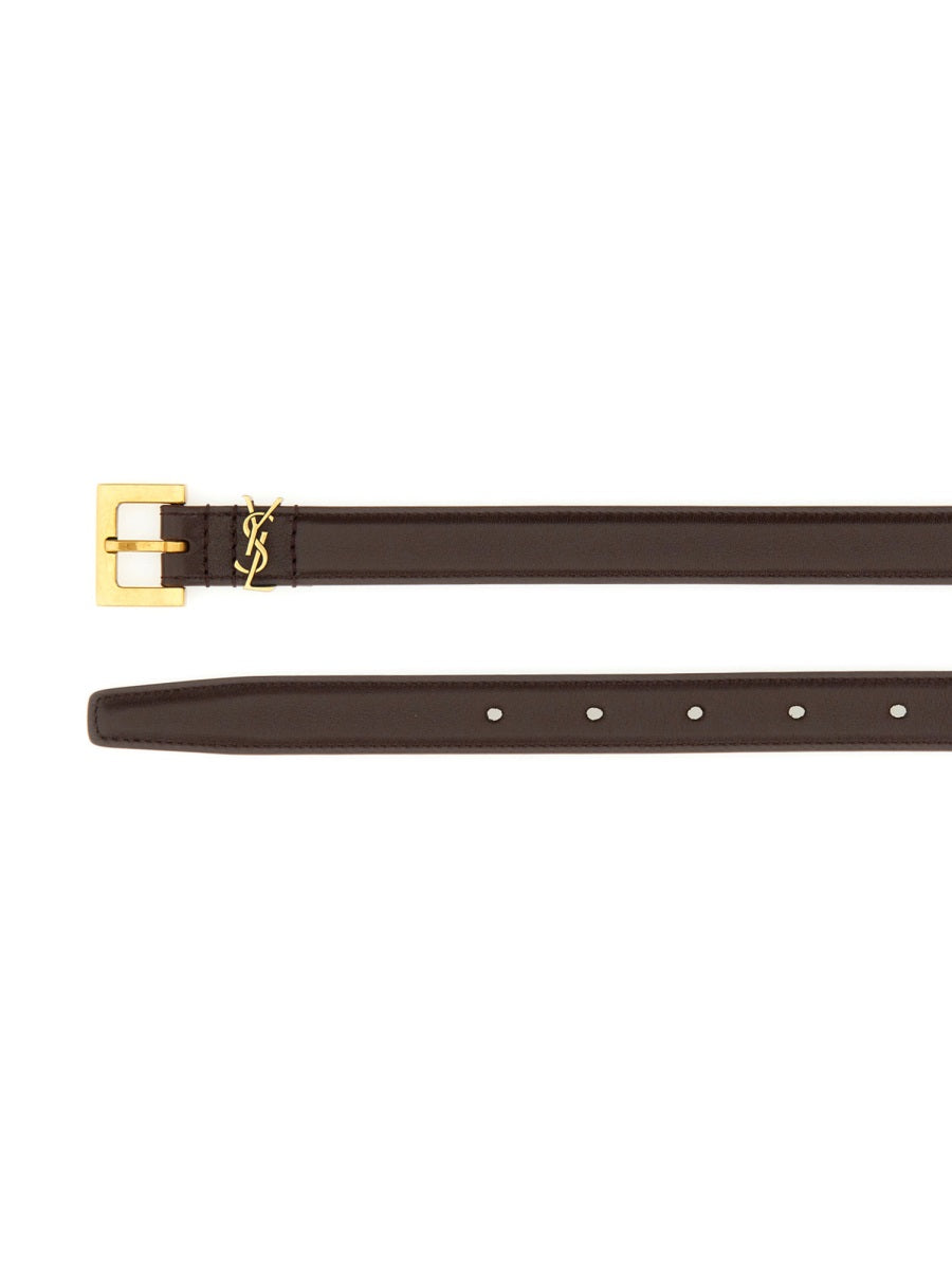 Saint Laurent Belts - Brown | Wanan Luxury