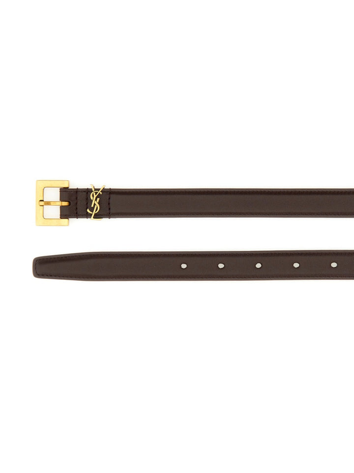 Saint Laurent Belts - Brown | Wanan Luxury