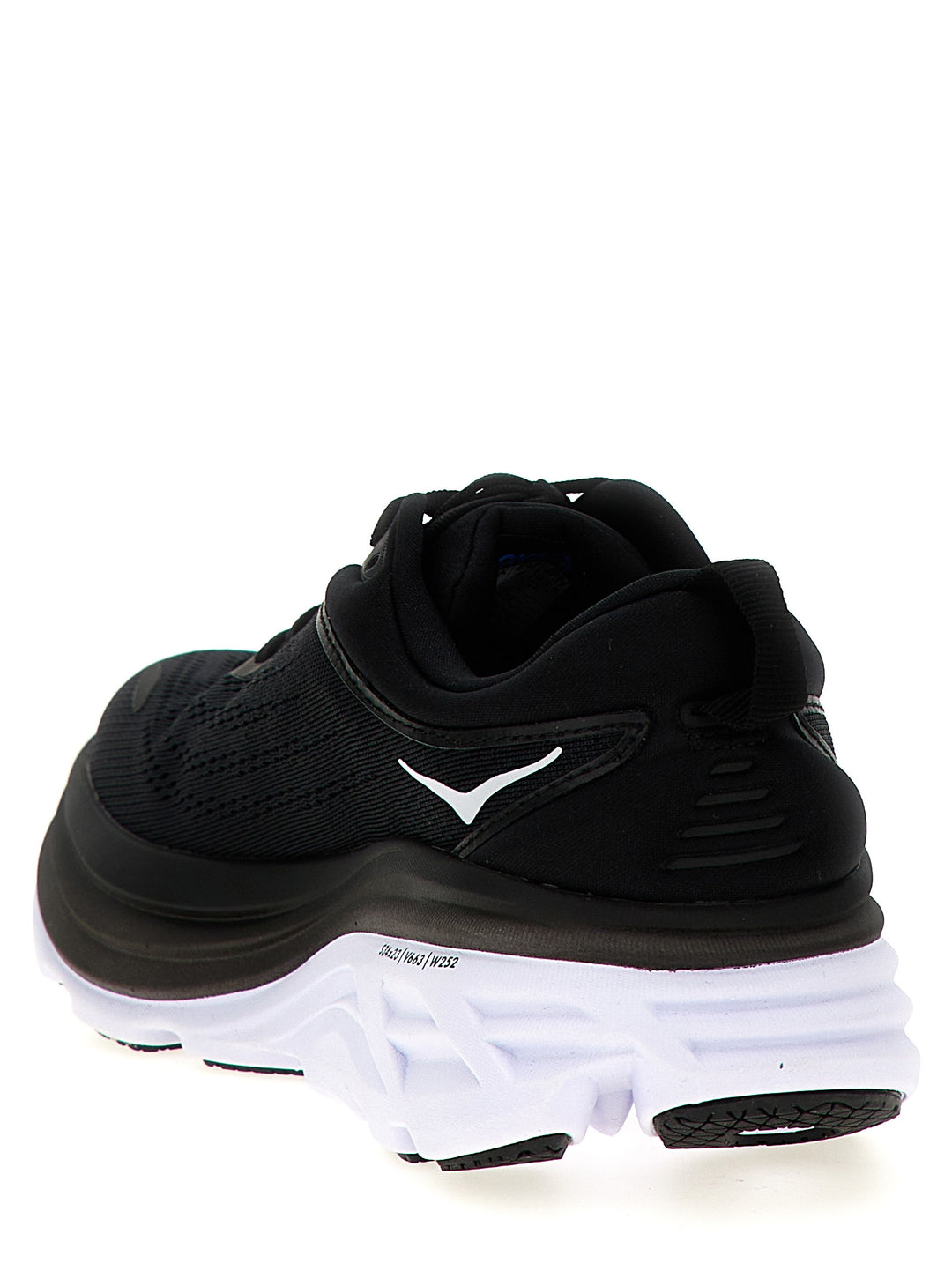 Hoka One One Bondi 8 Sneakers - White/Black | 5850fc521717999af4e8ed91a84e1b270d232af5