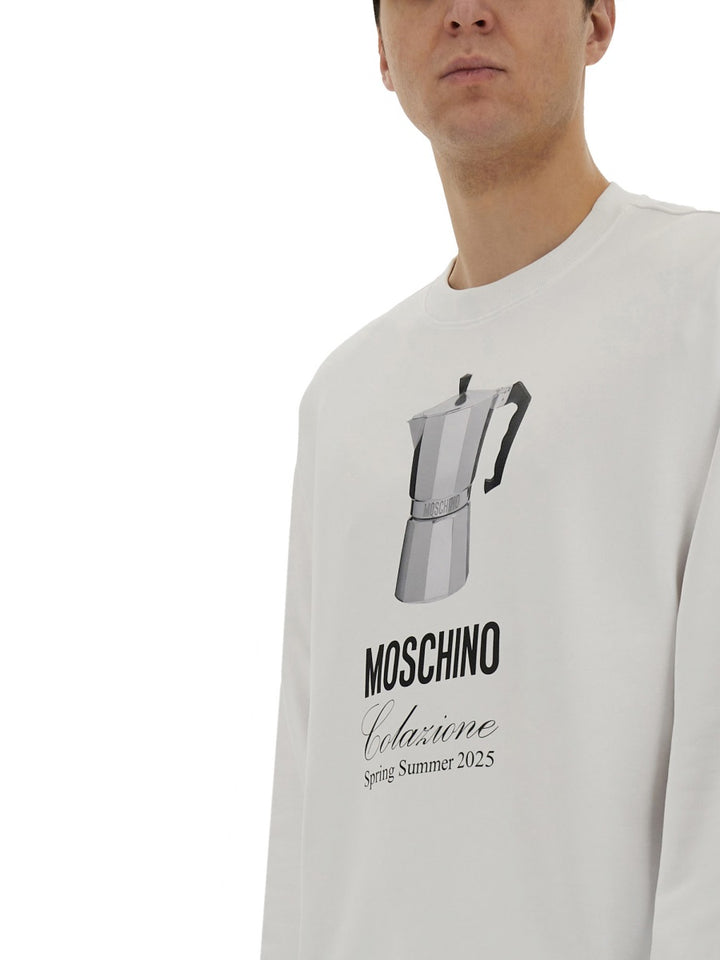 Moschino Sweatshirts - White | Wanan Luxury
