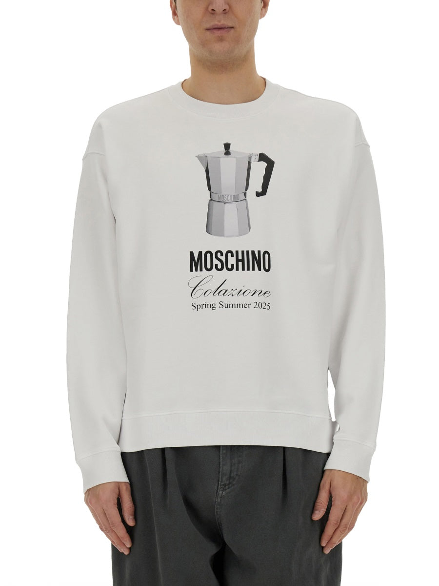 Moschino Sweatshirts - White | Wanan Luxury
