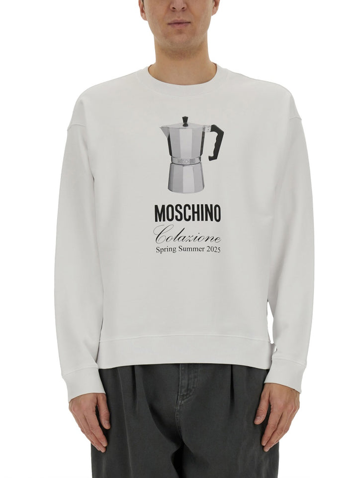 Moschino Sweatshirts - White | Wanan Luxury