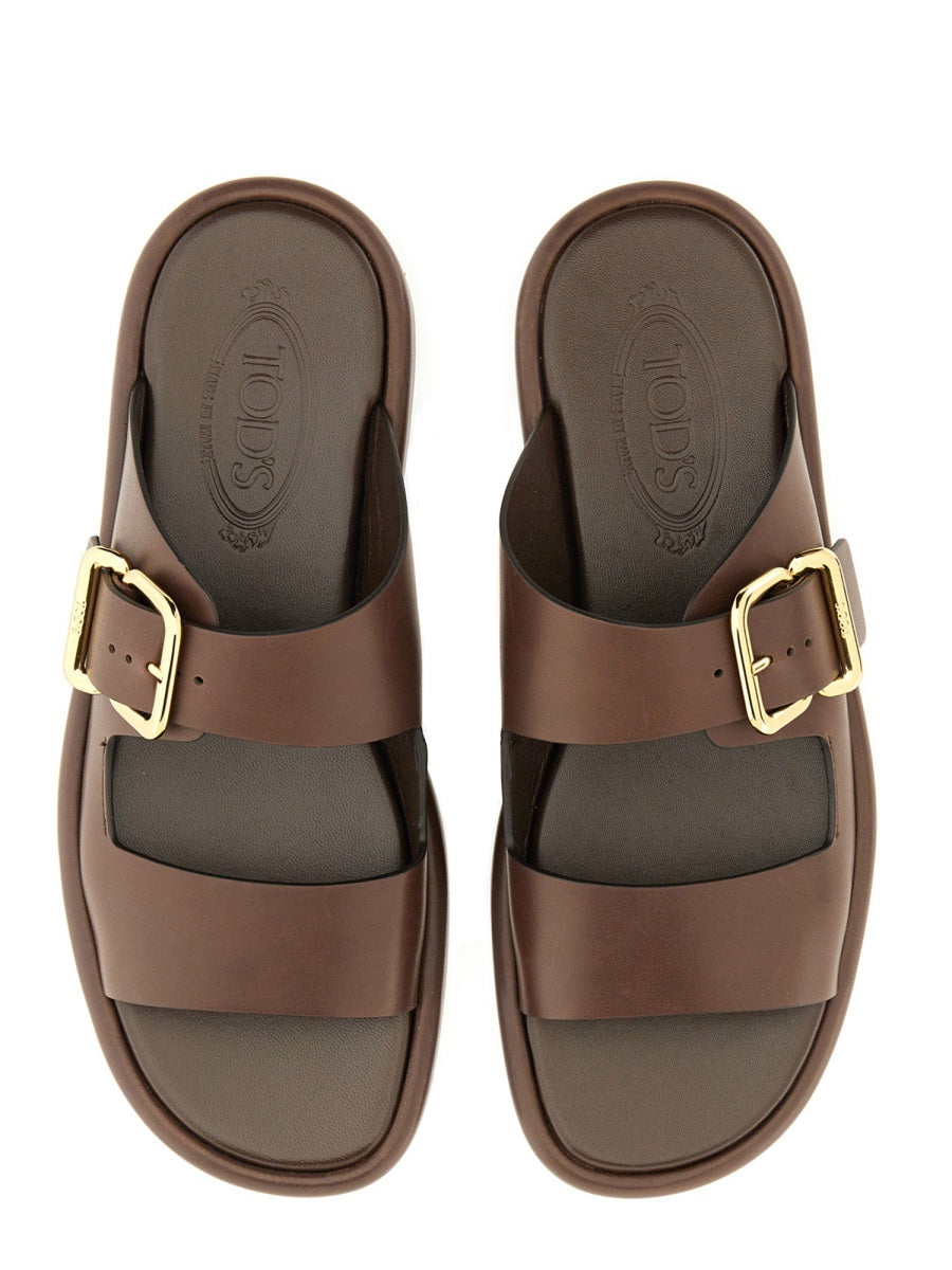 Tod's Sandals - Brown | Wanan Luxury