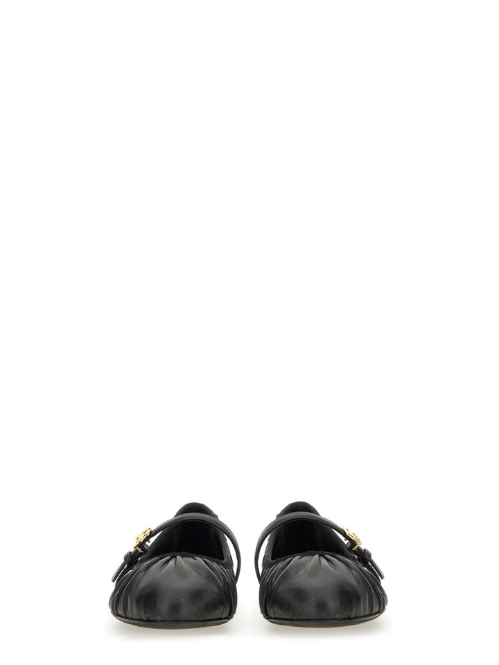 Dolce & Gabbana Flat Shoes - Black | Wanan Luxury