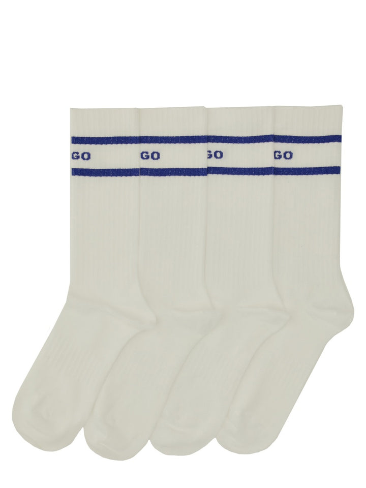 Boss Socks - White | Wanan Luxury