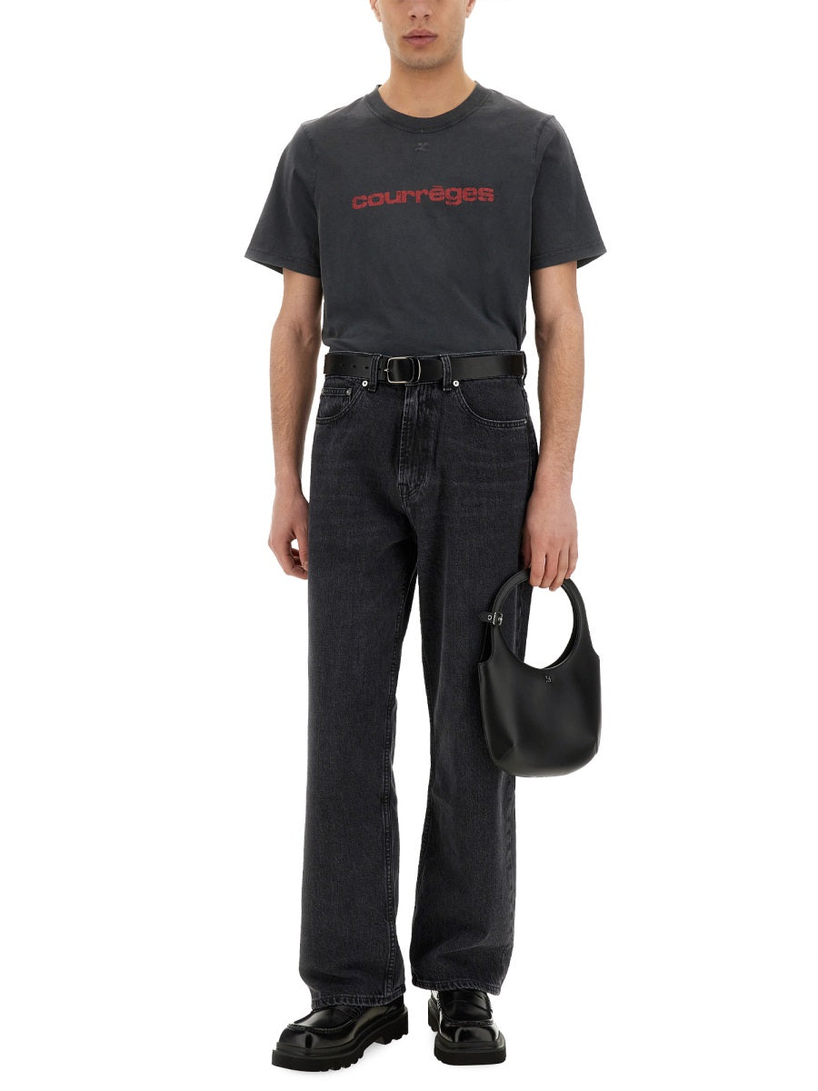 Courrèges T shirts - Black | Wanan Luxury