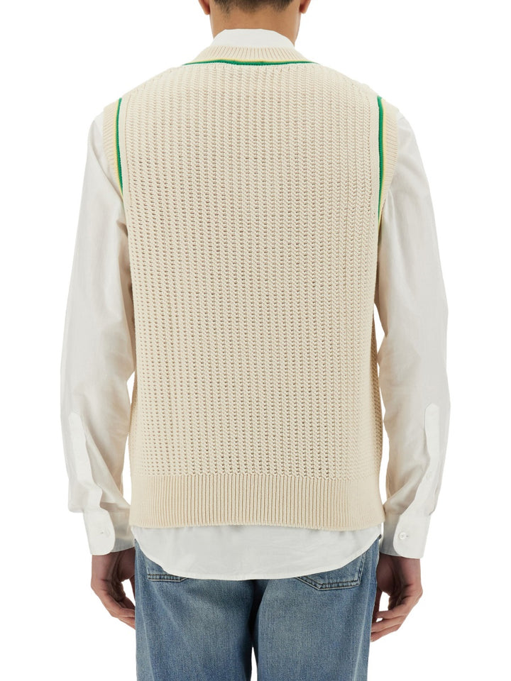 Lacoste Gilet - White | Wanan Luxury
