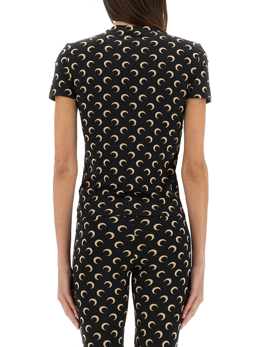 Marine Serre Tops - Black | Wanan Luxury