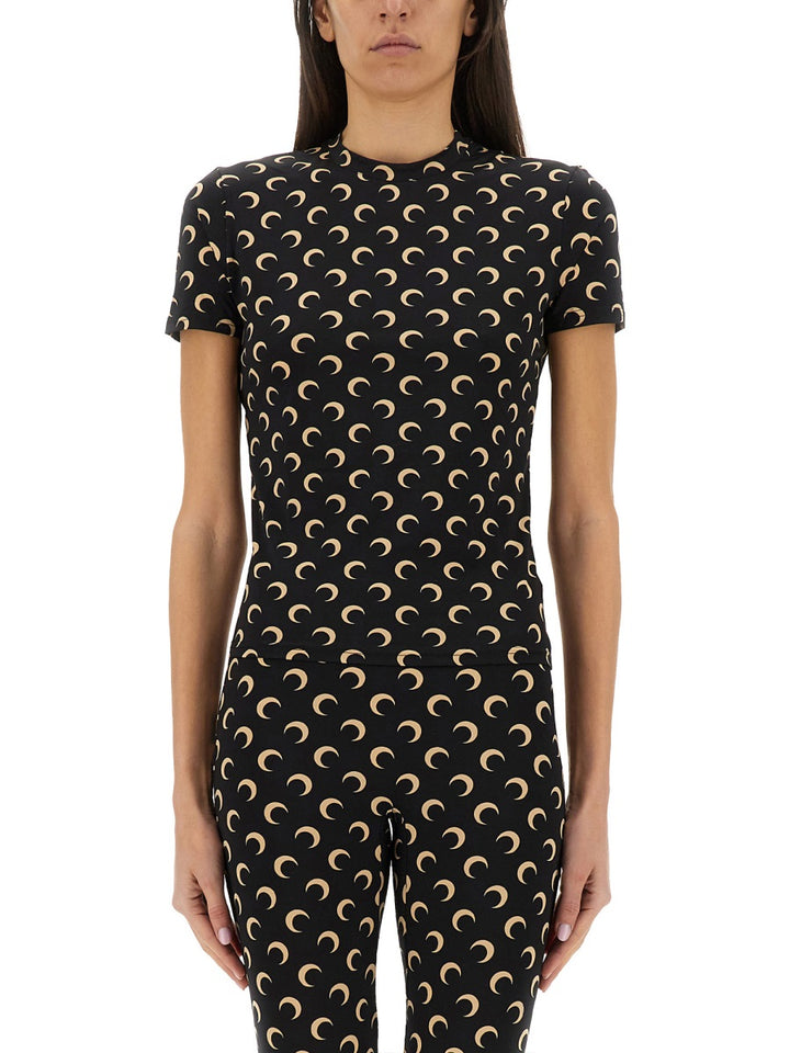 Marine Serre Tops - Black | Wanan Luxury