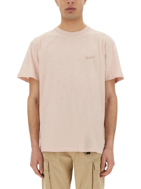 Flamed Cotton T-Shirt