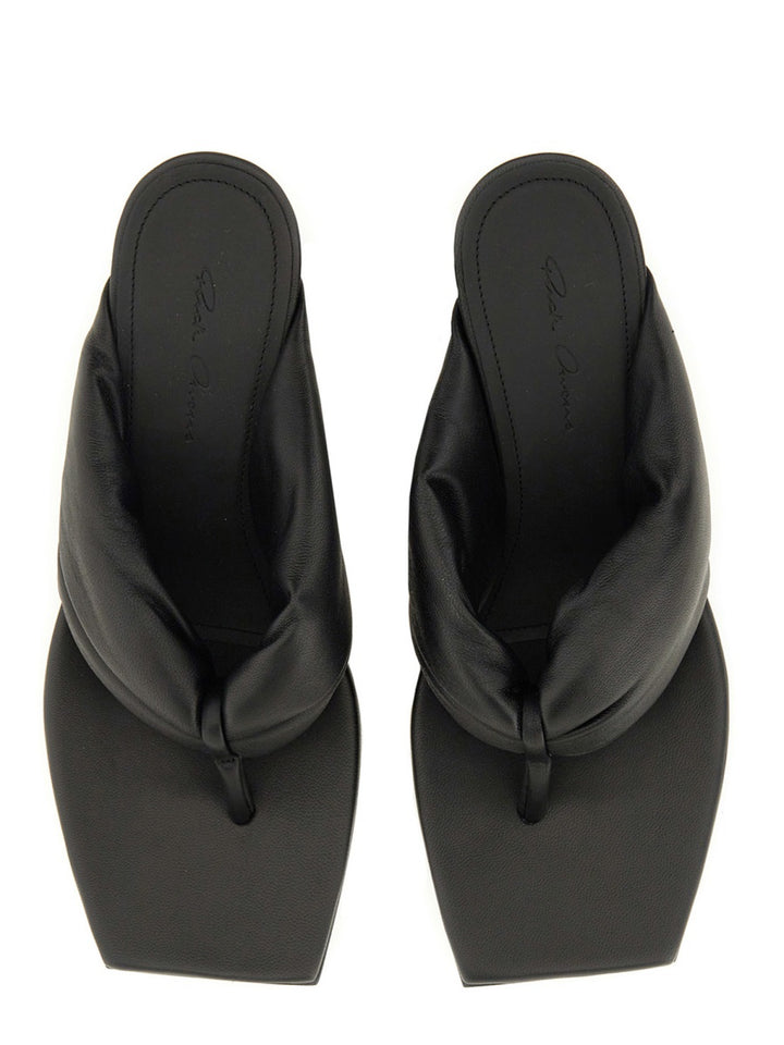 Rick Owens Sandals - Black | Wanan Luxury