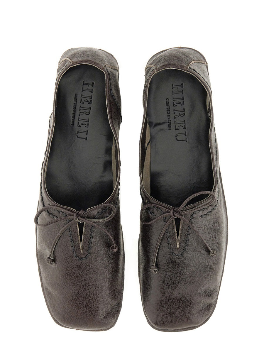 Hereu Flat Shoes - Brown | Wanan Luxury