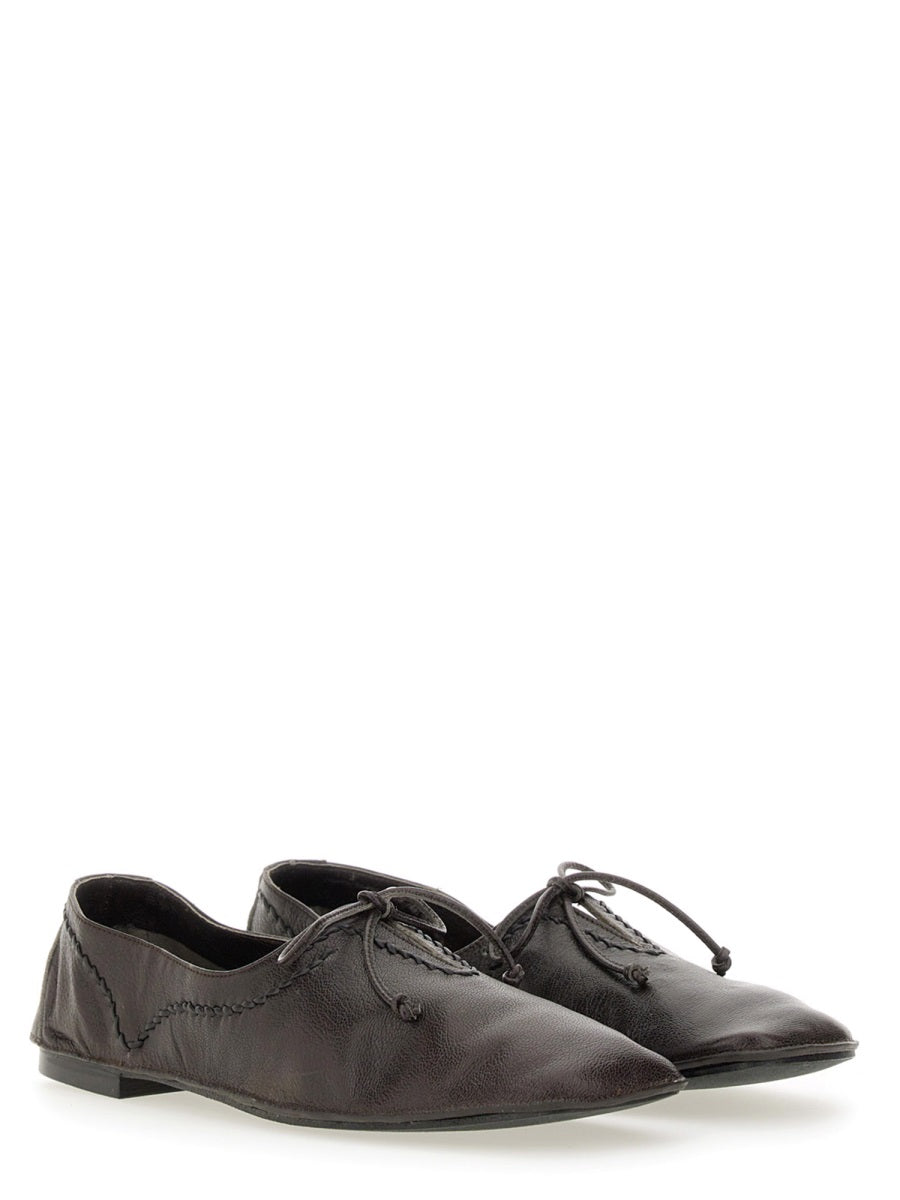 Hereu Flat Shoes - Brown | Wanan Luxury