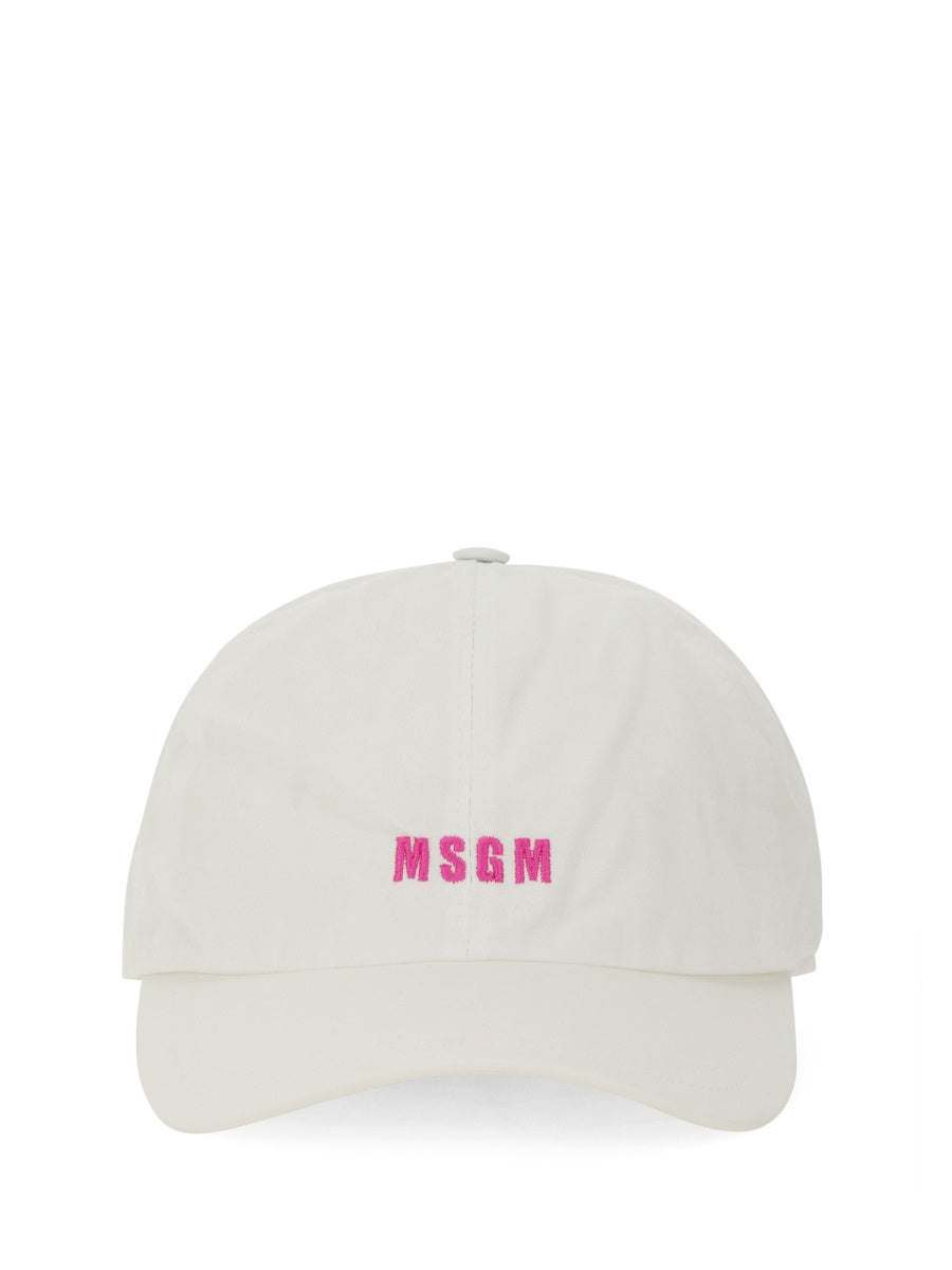 MSGM Hats - White | Wanan Luxury