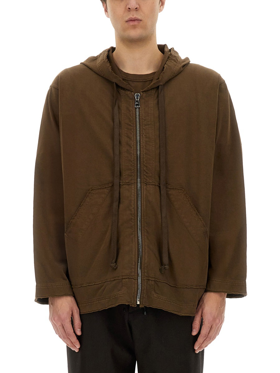 Uma Wang Sweatshirts - Brown | 37a29acac2a64fc798855a924cbf09eb0c6cd43e