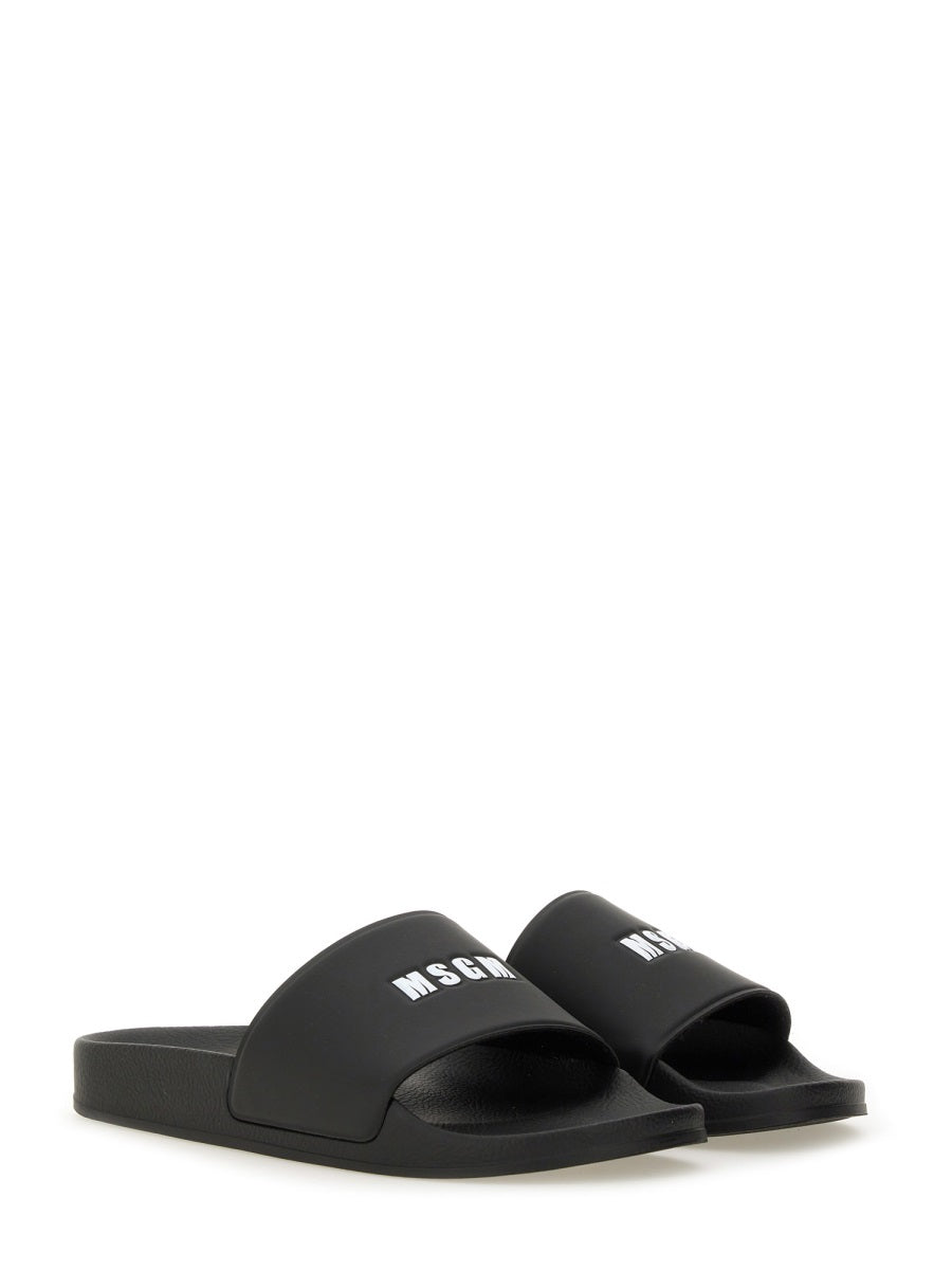 MSGM Sandals - Black | Wanan Luxury