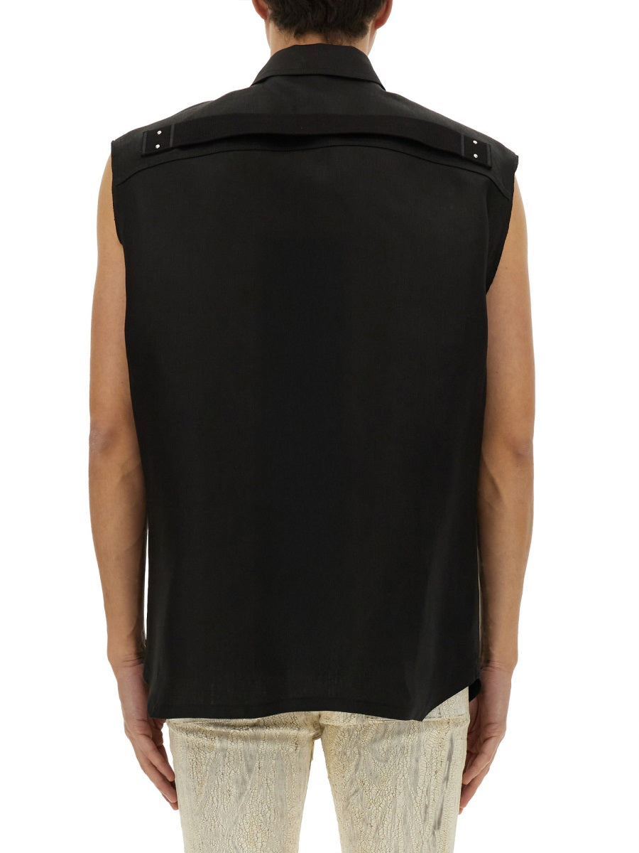 Rick Owens Gilet - Black | Wanan Luxury