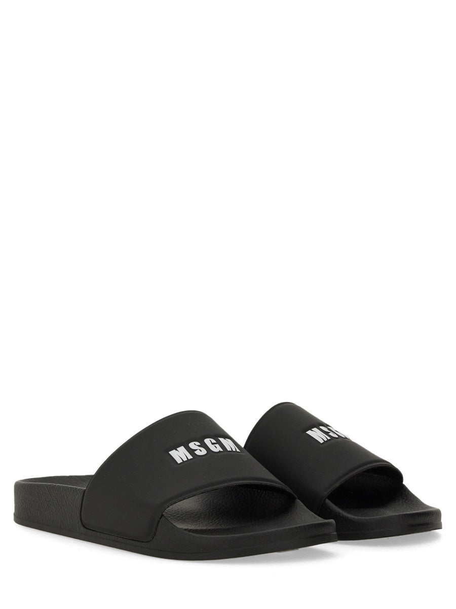 MSGM Sandals - Black | Wanan Luxury