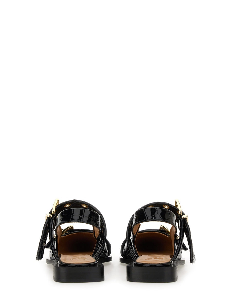 Ganni Flat Shoes - Black | Wanan Luxury