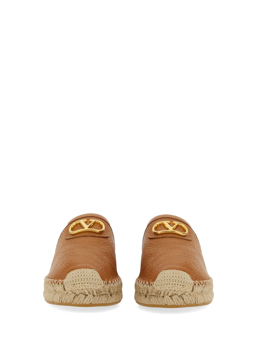 Valentino Garavani Flat Shoes - Brown | Wanan Luxury